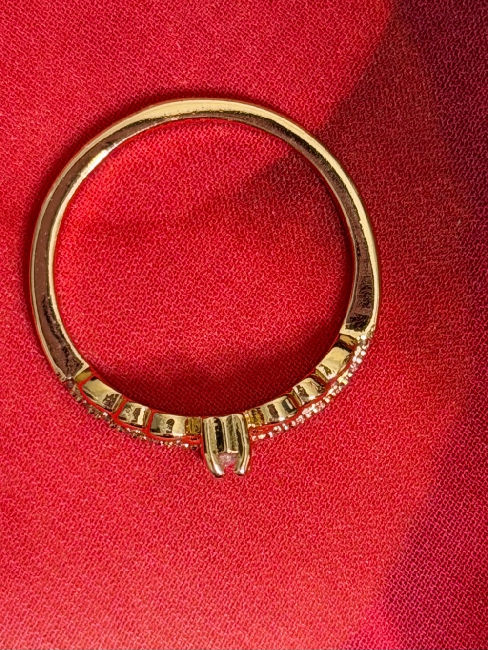 Pretty Bird 18k Rose Gold Plated Tiara Ring - Women Jewelry, size 7 - Picture 3 of 6